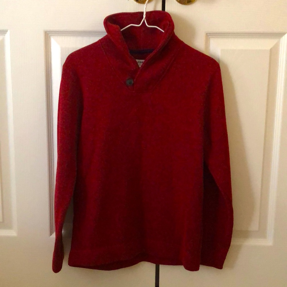 Old Navy boys pullover/sweater, red, size XL(14-16)